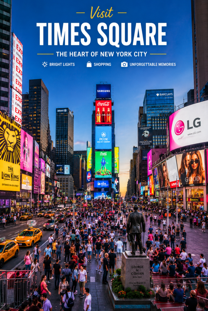 Visit Times Square in New York City