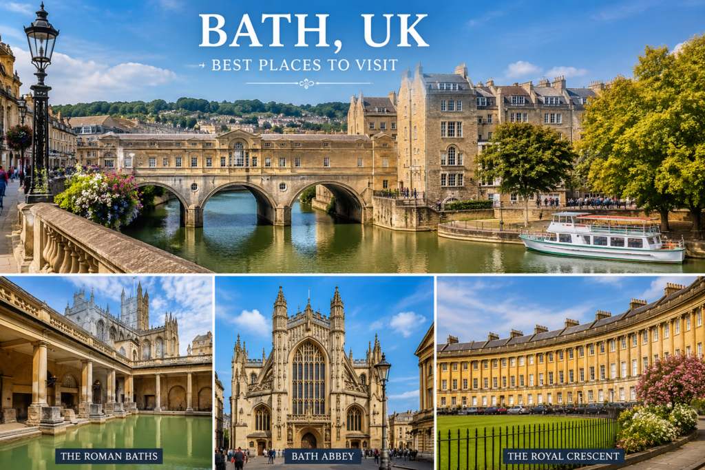 Best places to visit in Bath, UK