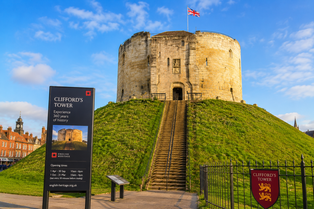 Clifford's Tower in York, UK