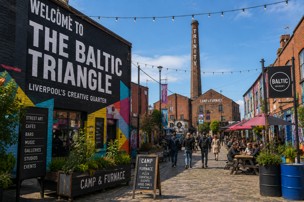 Baltic Triangle creative quarter in Liverpool, UK