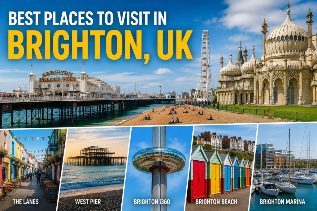 Best places to visit in Brighton, UK