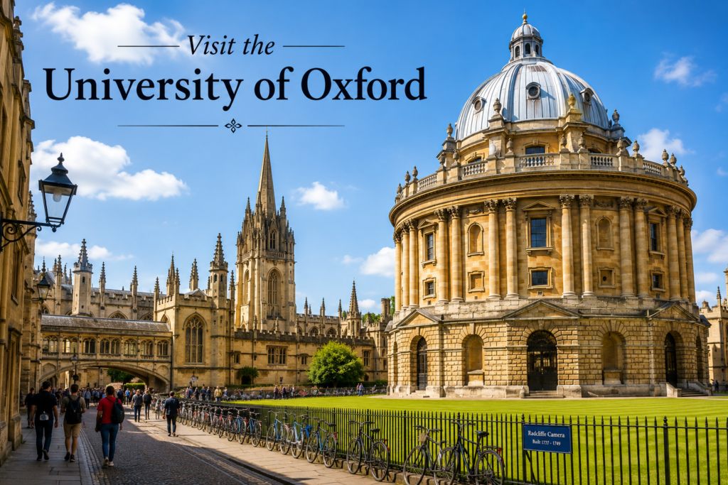 University of Oxford historic buildings and Radcliffe Camera