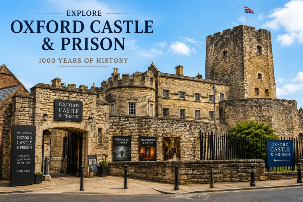 Oxford Castle and Prison in Oxford, UK