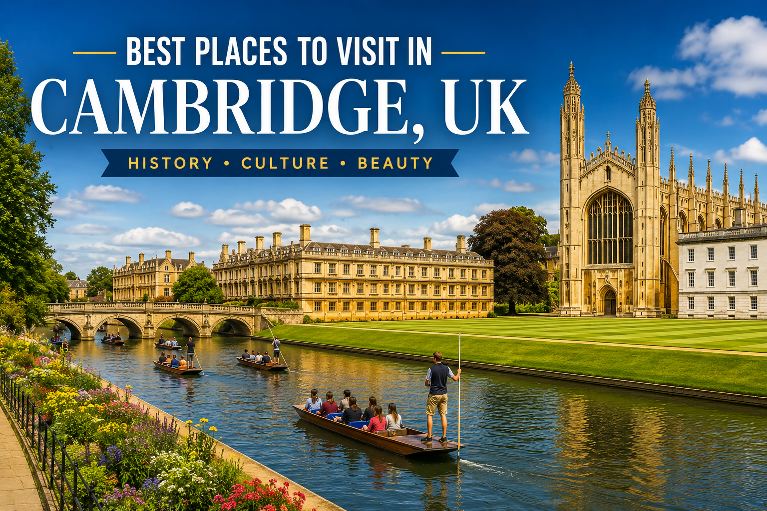 Best places to visit in Cambridge, UK