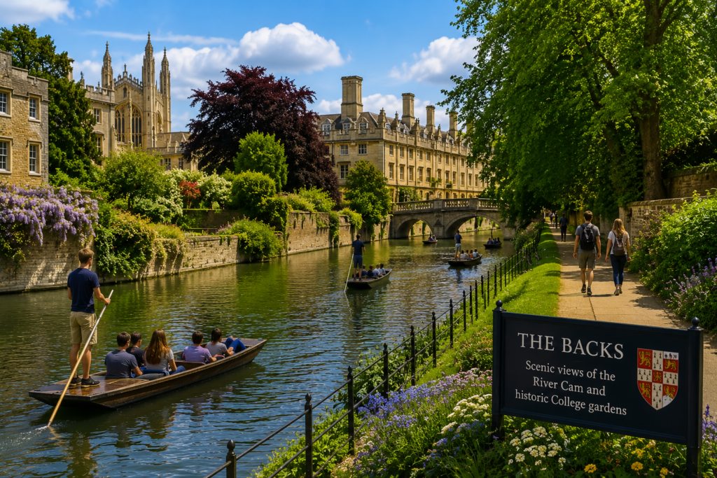 The Backs in Cambridge, UK